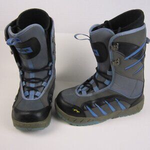 Lamar Womens Gray / Blue / Black Snowboard Boots Size 7 - Used